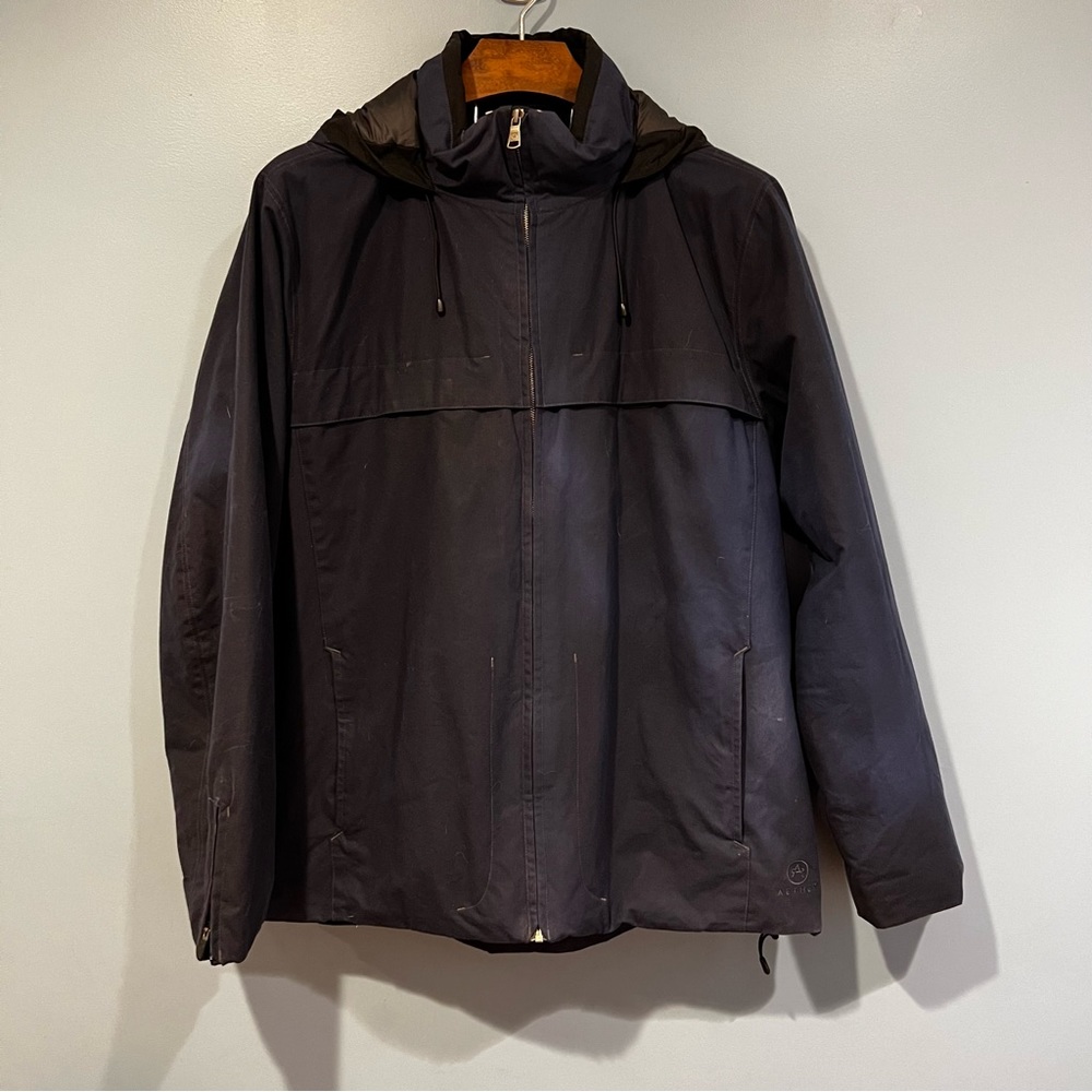 Aether Men’s Barrier Jacket Navy Blue Size 4 XL